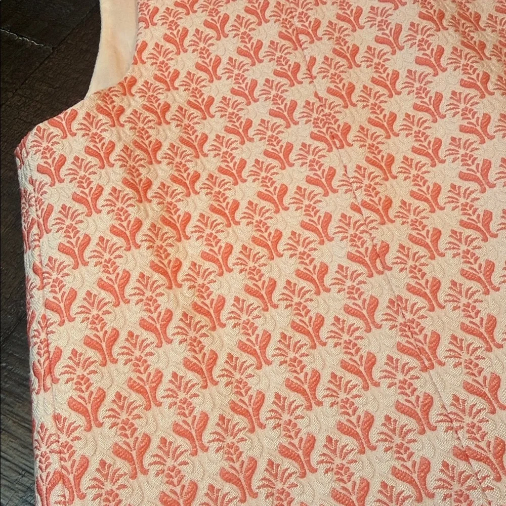 Bleu Comme‎ Gris Paris Alicante Coral Jacquard Dress Girls 8 NWT